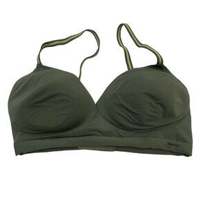 Kindly‎ Yours Large Green Sea Spray Bra Cross Over Hybrid Wireless